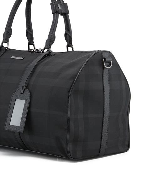 burberry nylon boston duffel bag